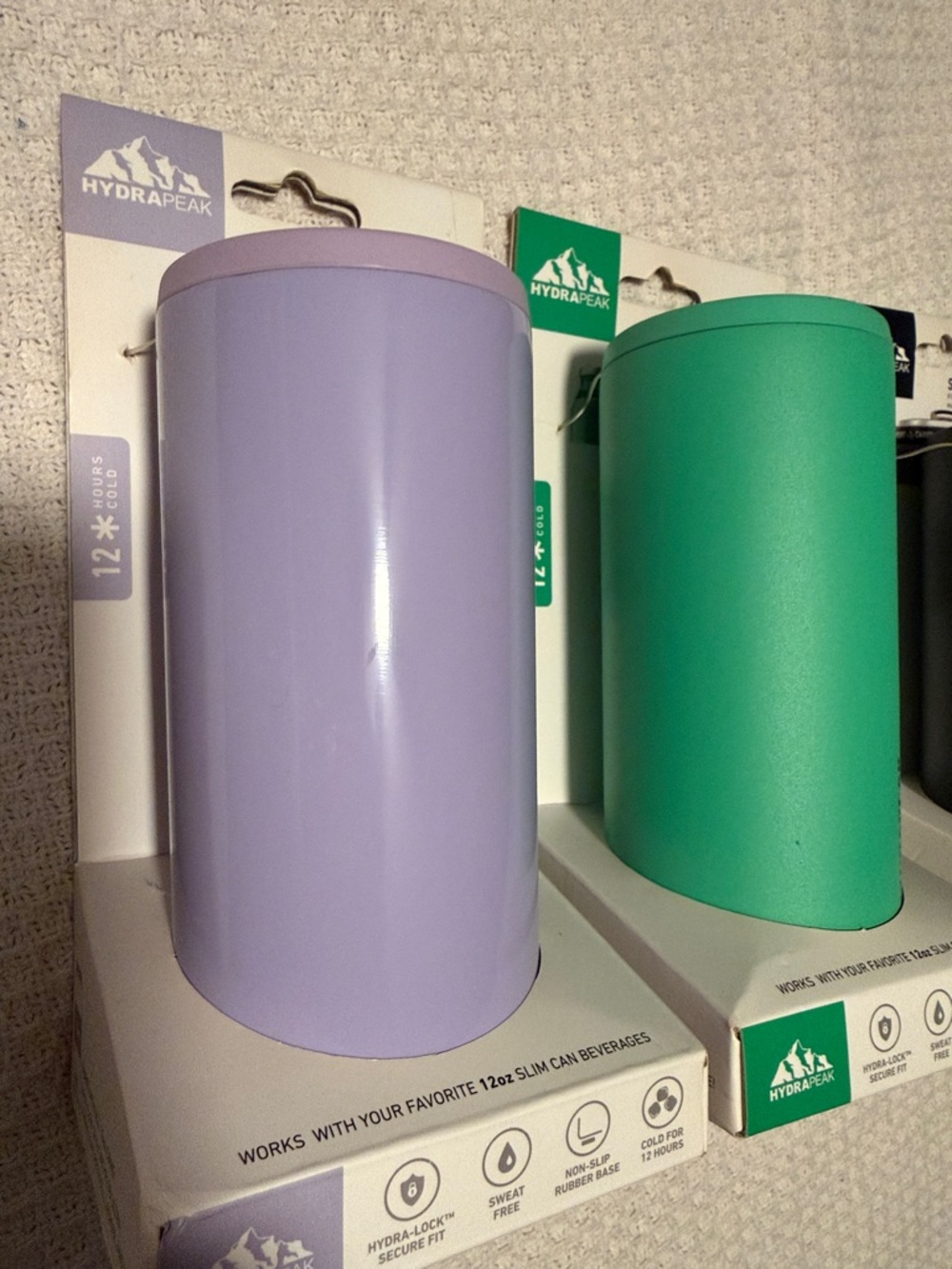 Four Hydrapeak 12oz Slim Can Cooler